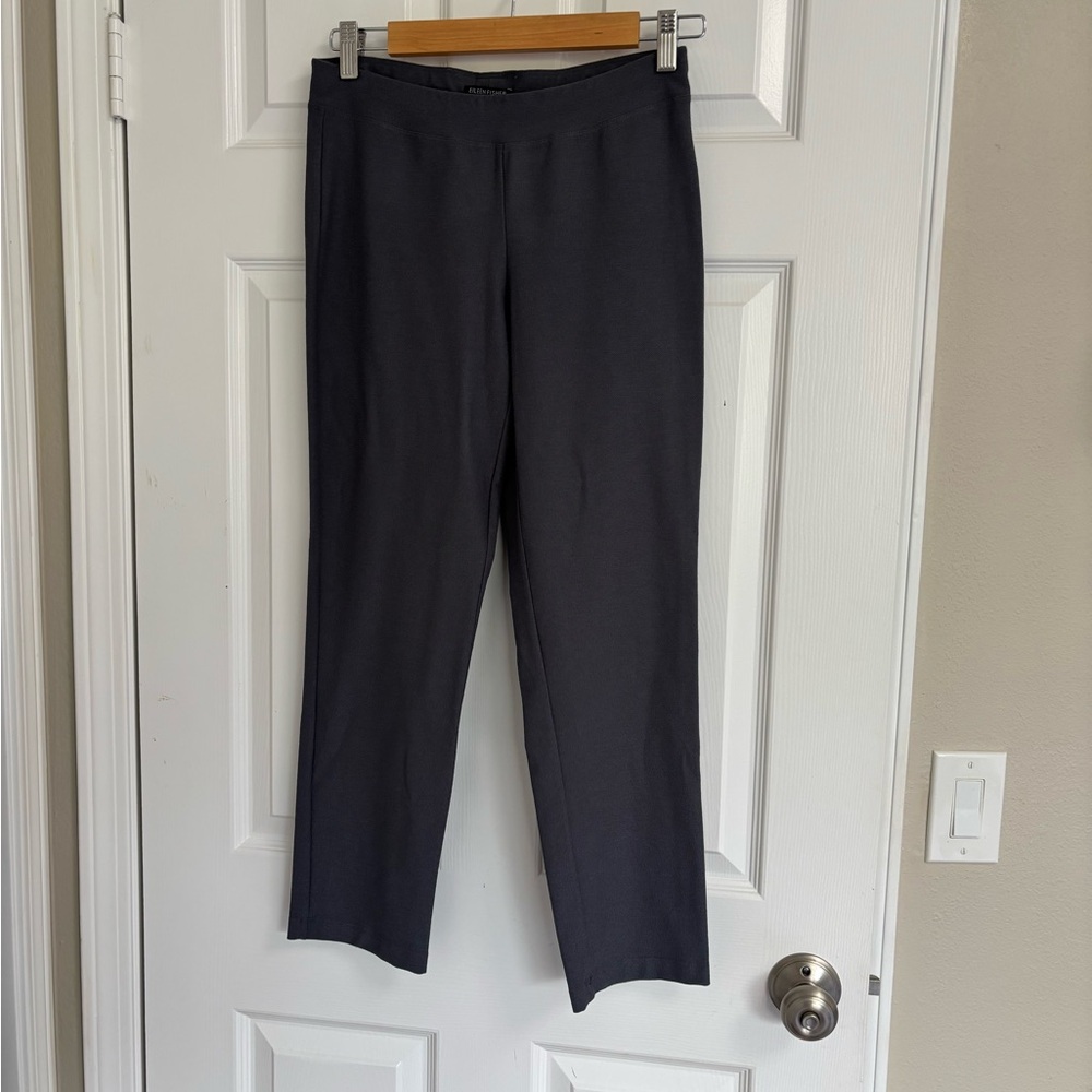 Eileen Fisher Dark Gray Ankle Pants